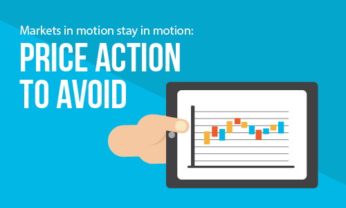Markets in motion stay in motion: Price action to avoid