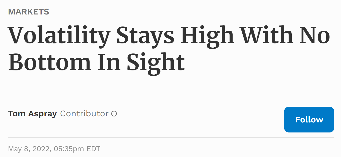 Volatility stays high with no bottom in sight