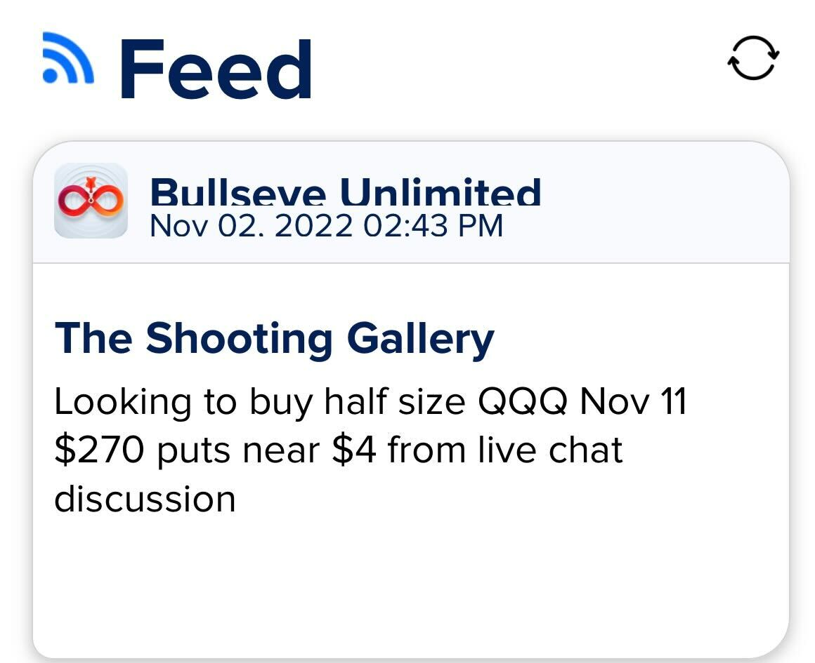 Shooting gallery notification