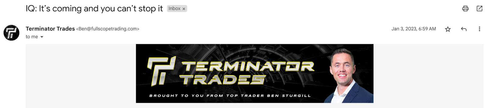 Terminator trades